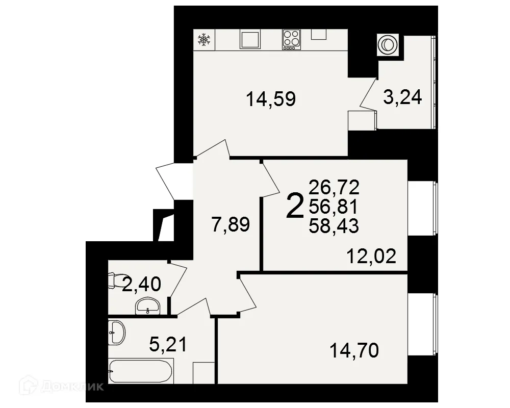 Фото квартиры в ЖК Видный