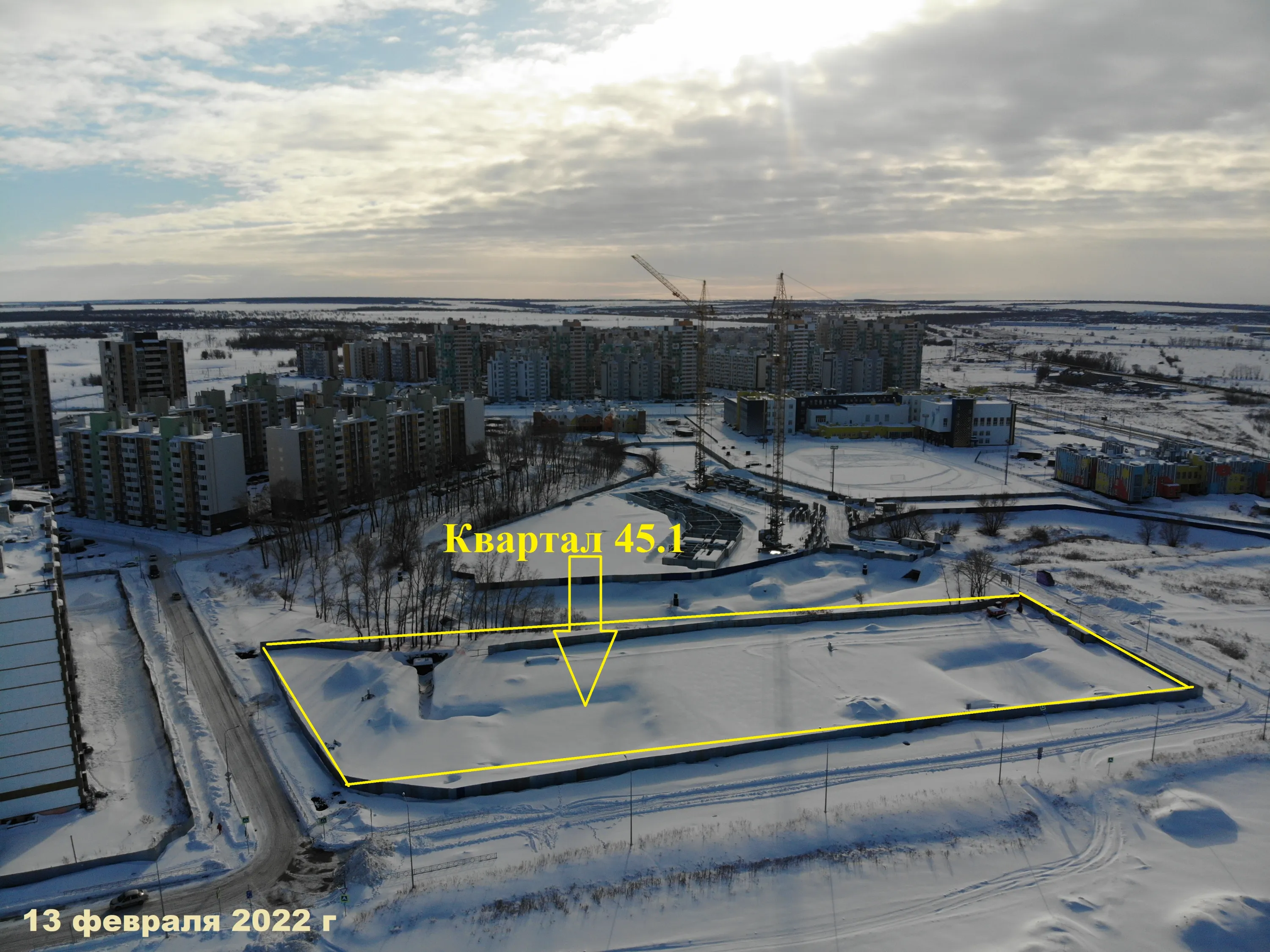 ЖК Квартал Центральный. Мкр. Южный Город ход строительства