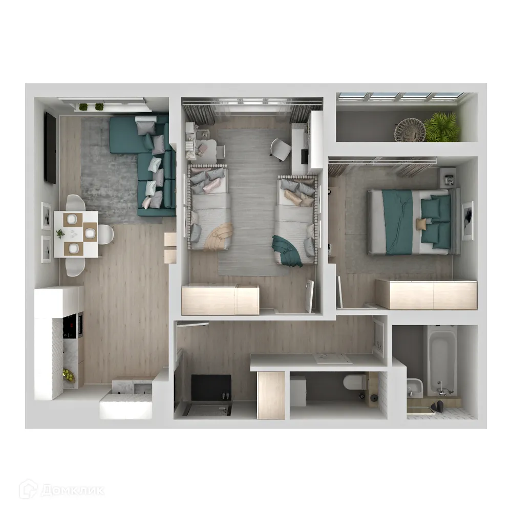 Фото квартиры в ЖК Макрорайон АМГРАД