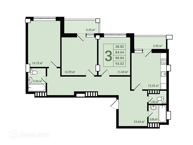 Фото квартиры в ЖК "Весна"