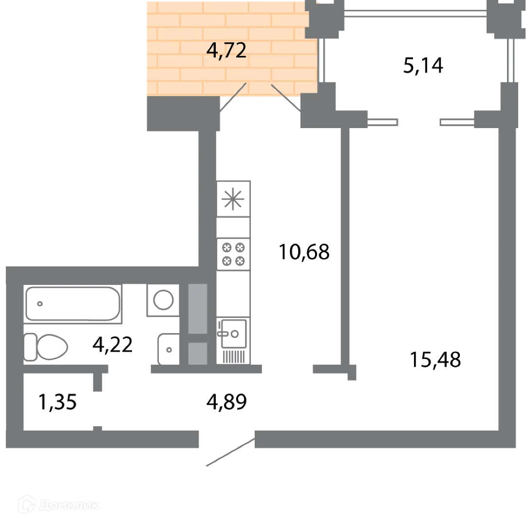 Фото квартиры в ЖК Солотчинский квартал