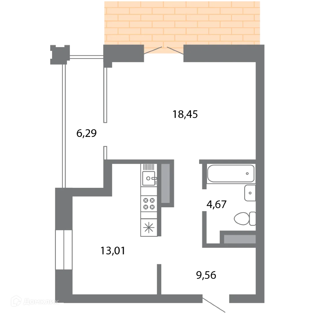 Фото квартиры в ЖК Солотчинский квартал