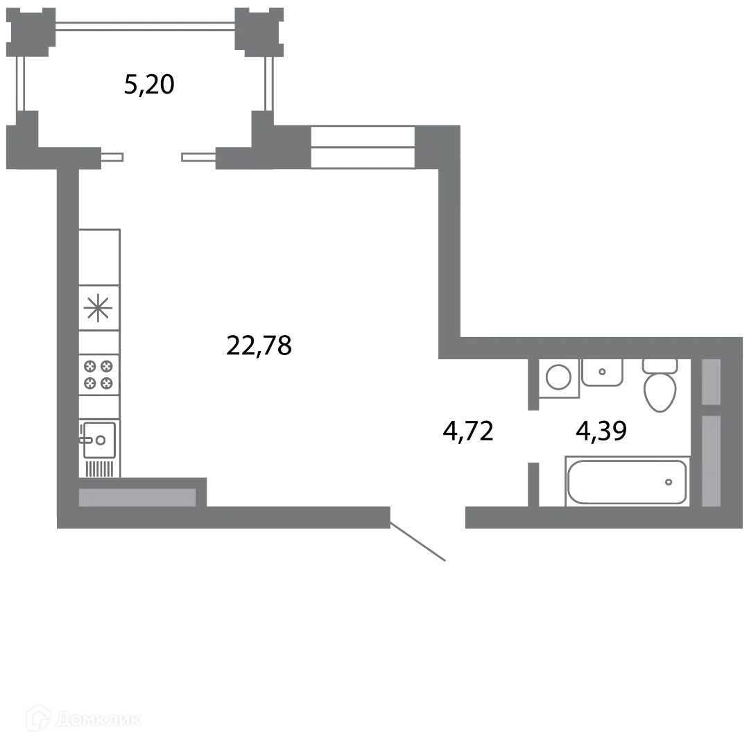 Фото квартиры в ЖК Солотчинский квартал