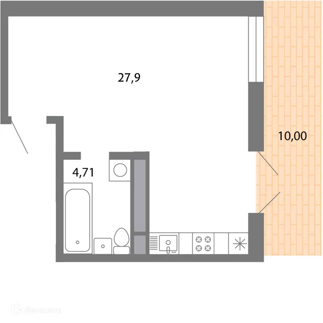 Фото квартиры в ЖК Солотчинский квартал