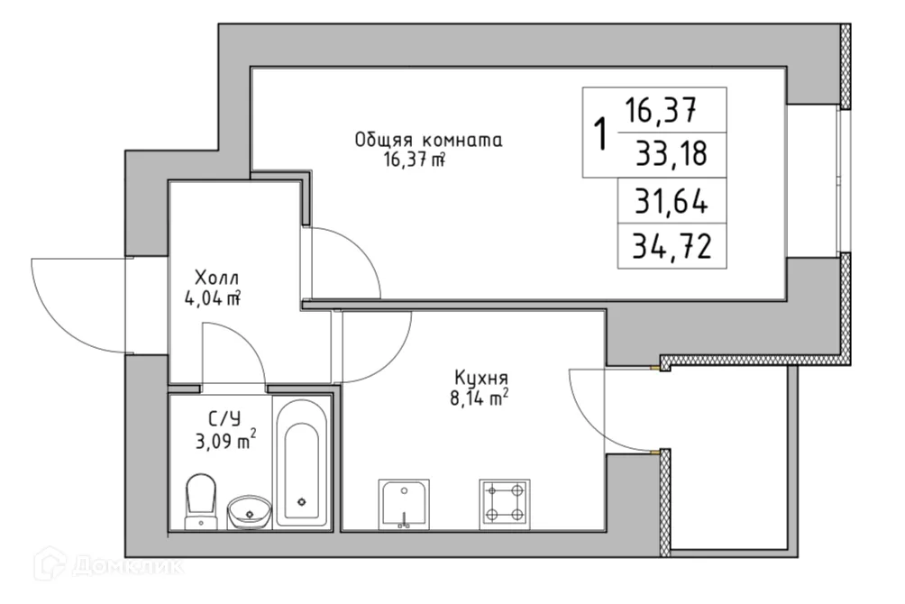 Фото квартиры в ЖК по ул Пятая линия