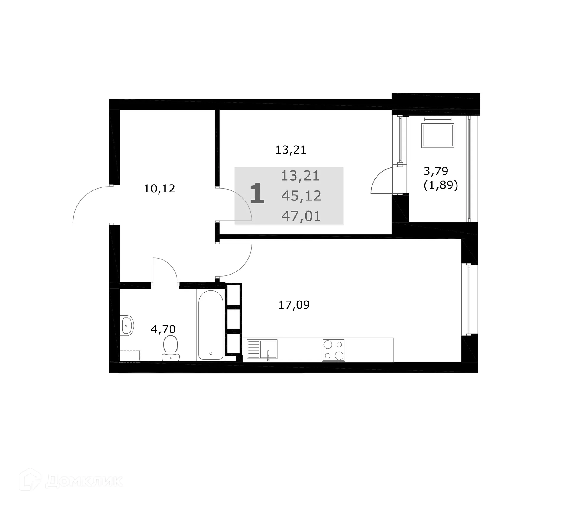 Фото квартиры в ЖК Комфорт