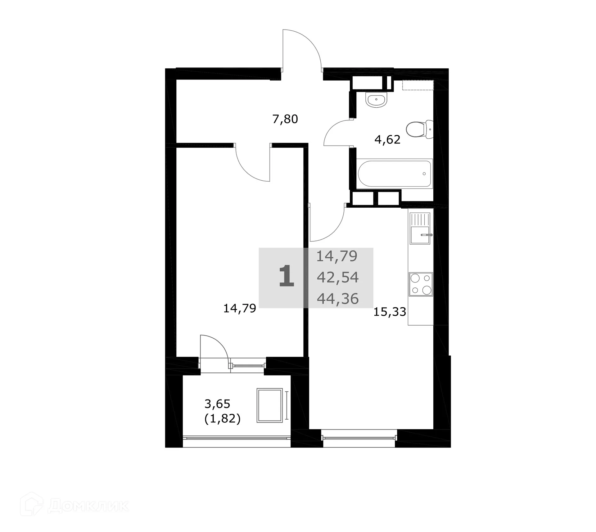 Фото квартиры в ЖК Комфорт