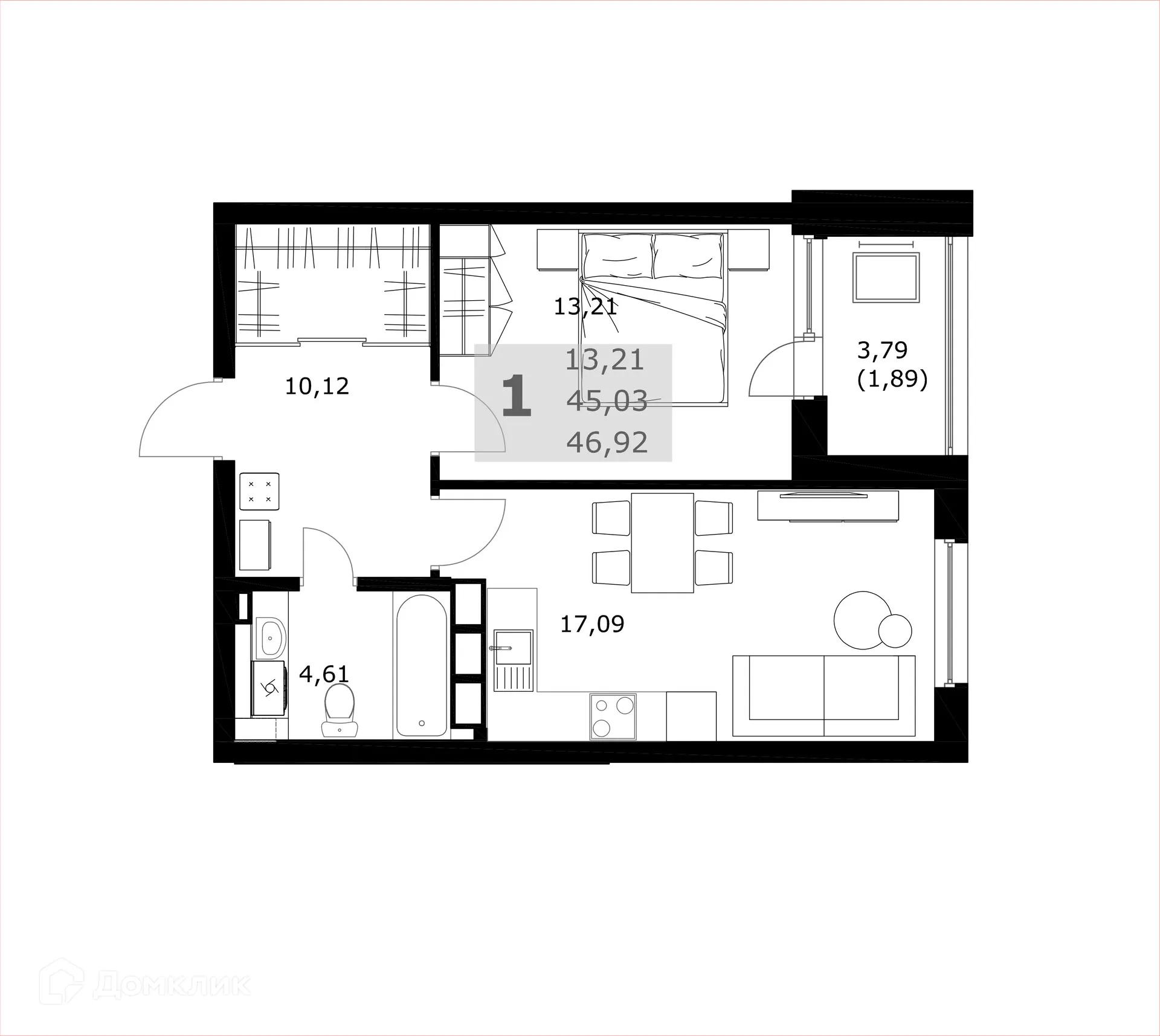 Фото квартиры в ЖК Комфорт