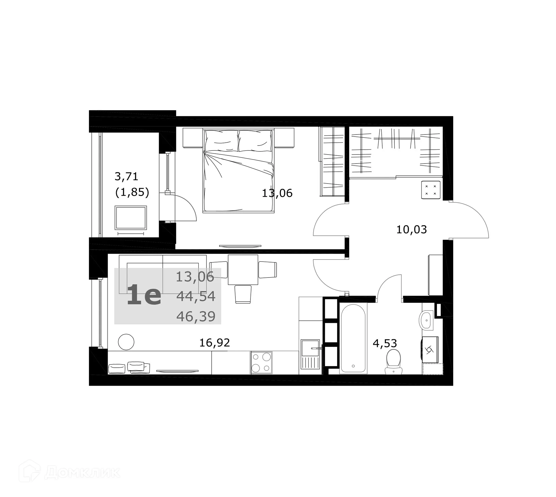 Фото квартиры в ЖК Комфорт