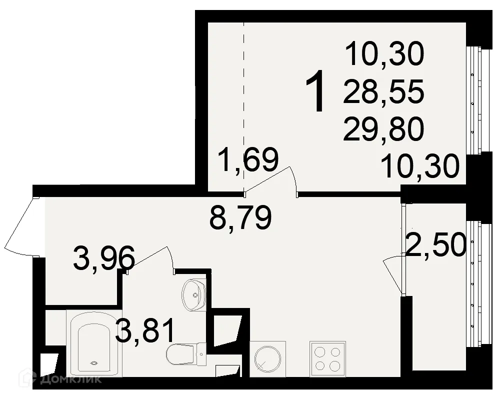 Фото квартиры в ЖК"Новое измерение"