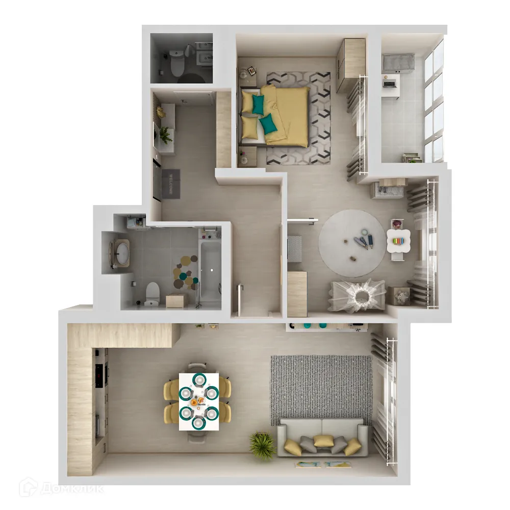 Фото квартиры в ЖК Макрорайон АМГРАД