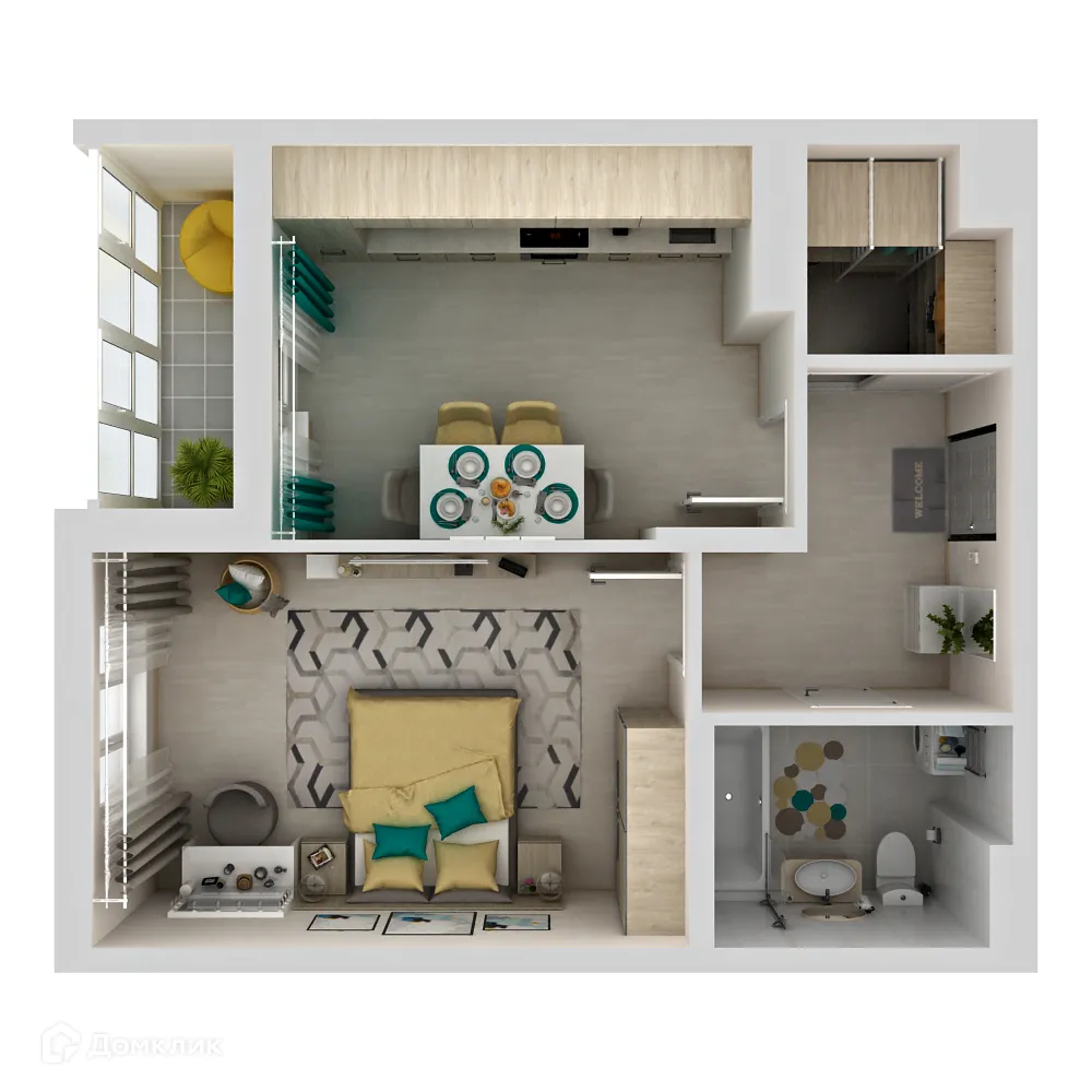 Фото квартиры в ЖК Макрорайон АМГРАД