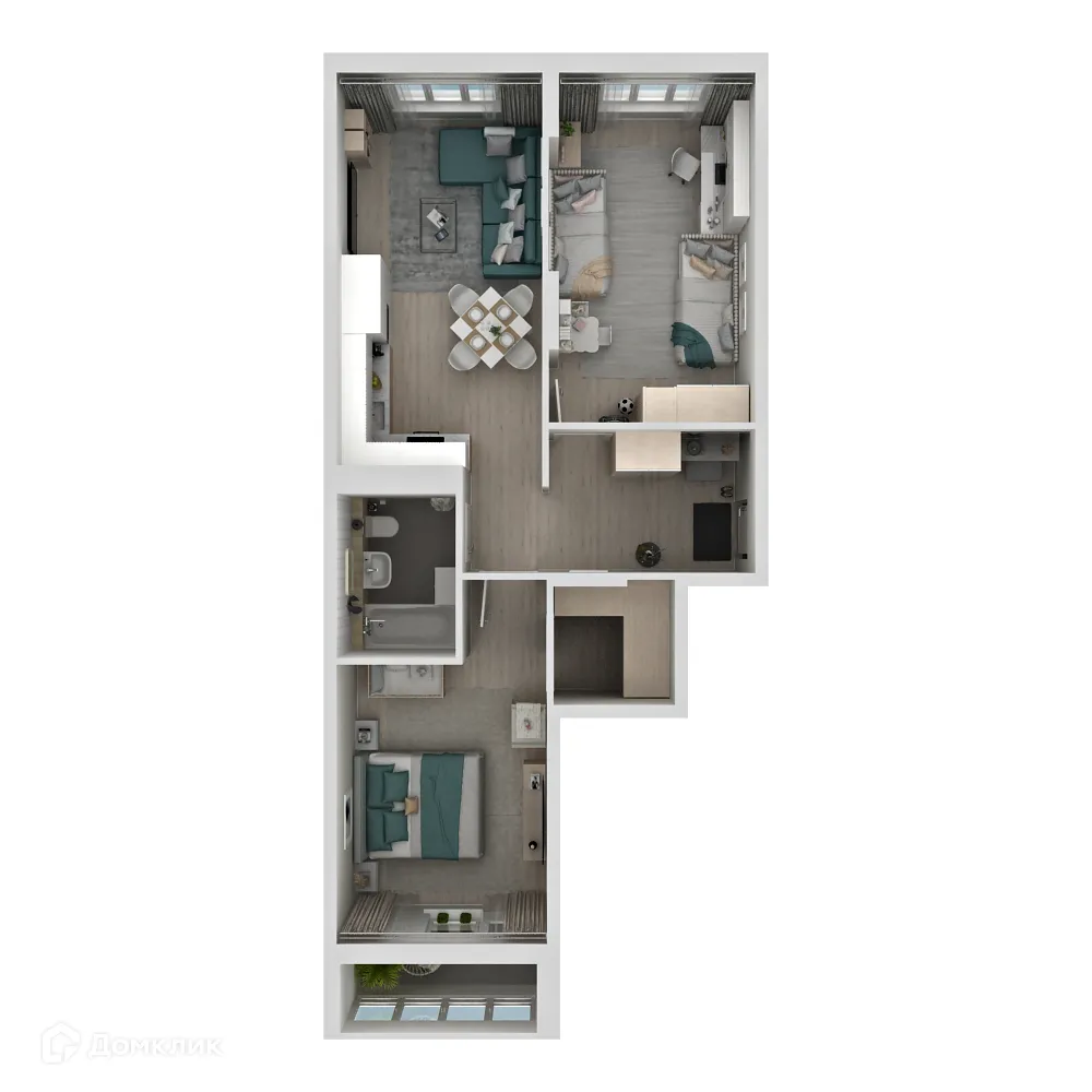 Фото квартиры в ЖК Макрорайон АМГРАД