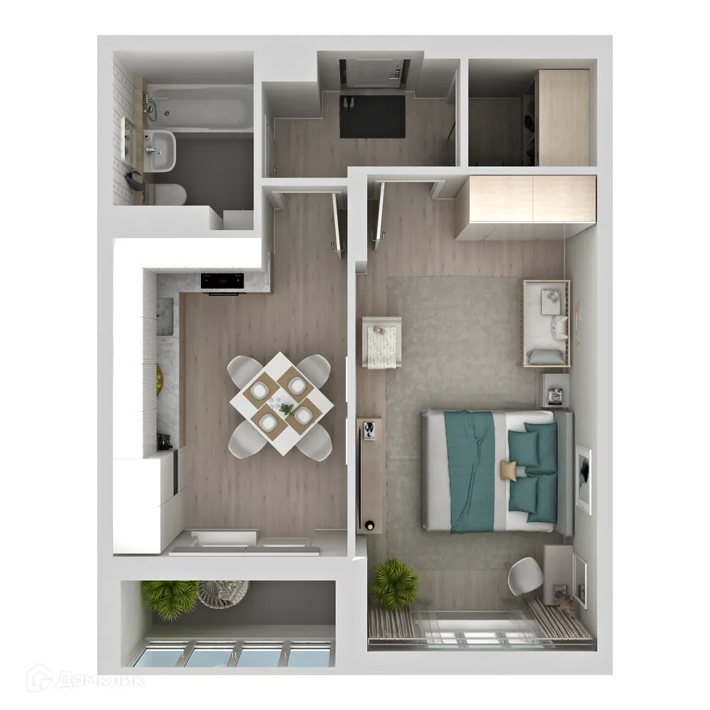 Фото квартиры в ЖК Макрорайон АМГРАД