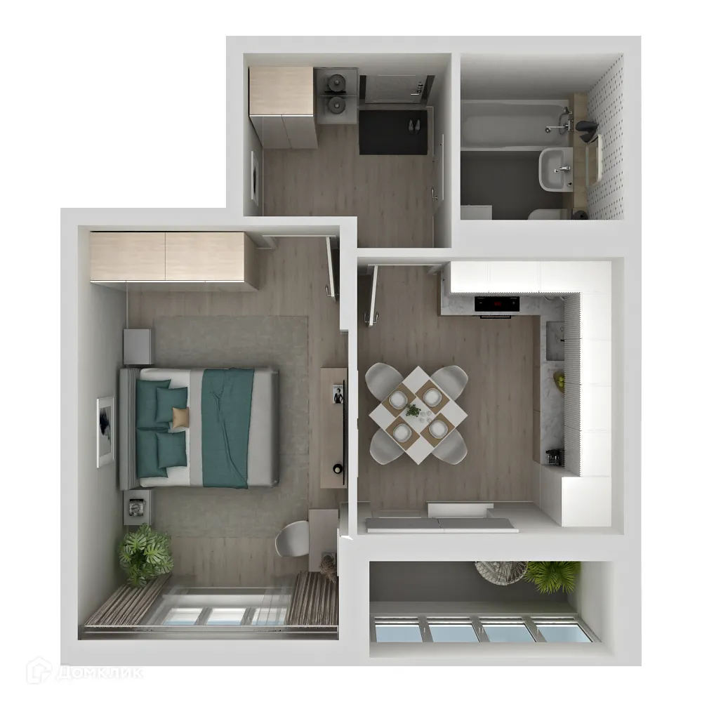 Фото квартиры в ЖК Макрорайон АМГРАД