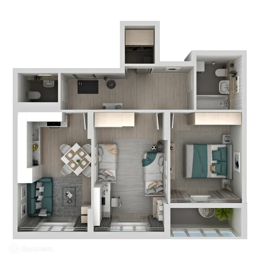 Фото квартиры в ЖК Макрорайон АМГРАД