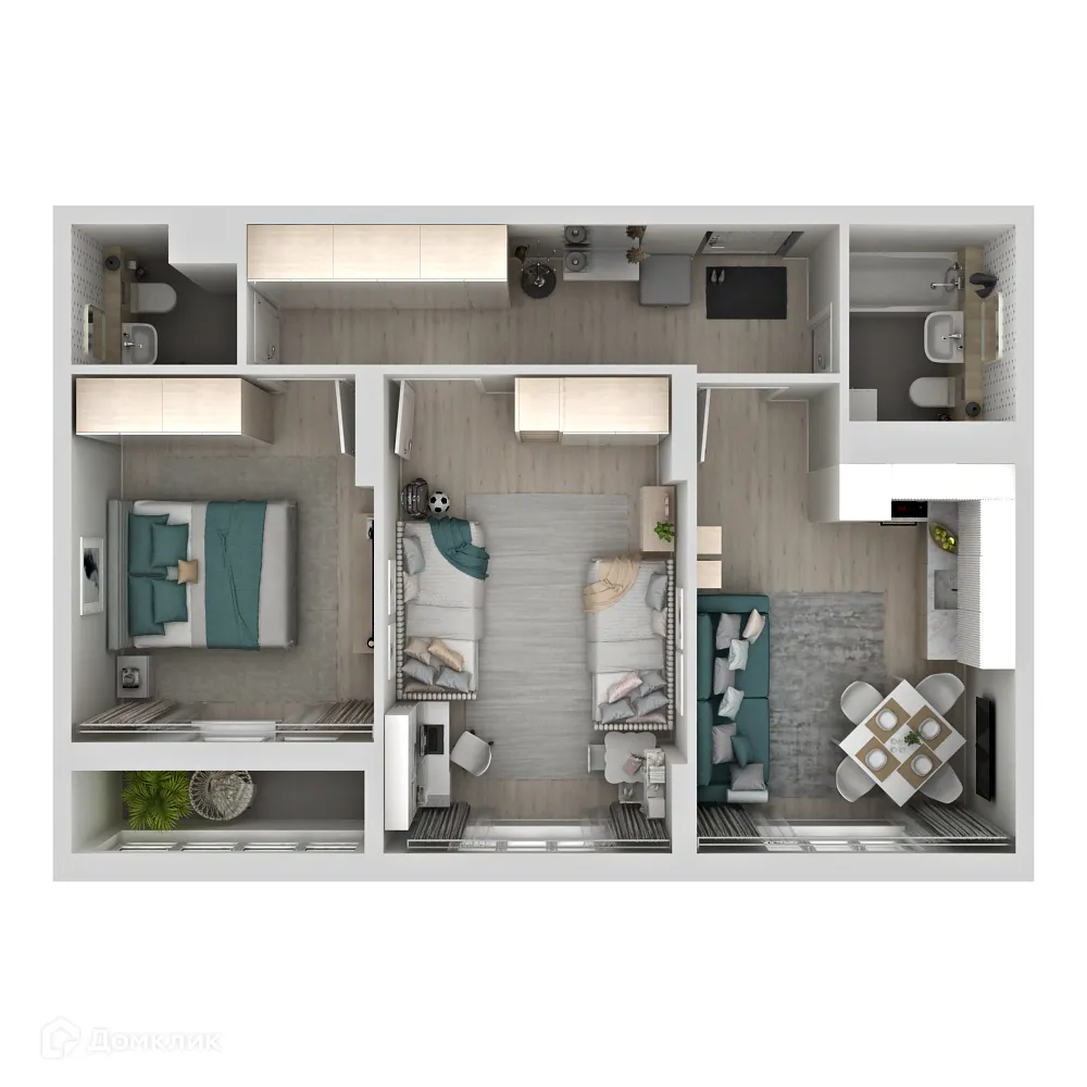 Фото квартиры в ЖК Макрорайон АМГРАД