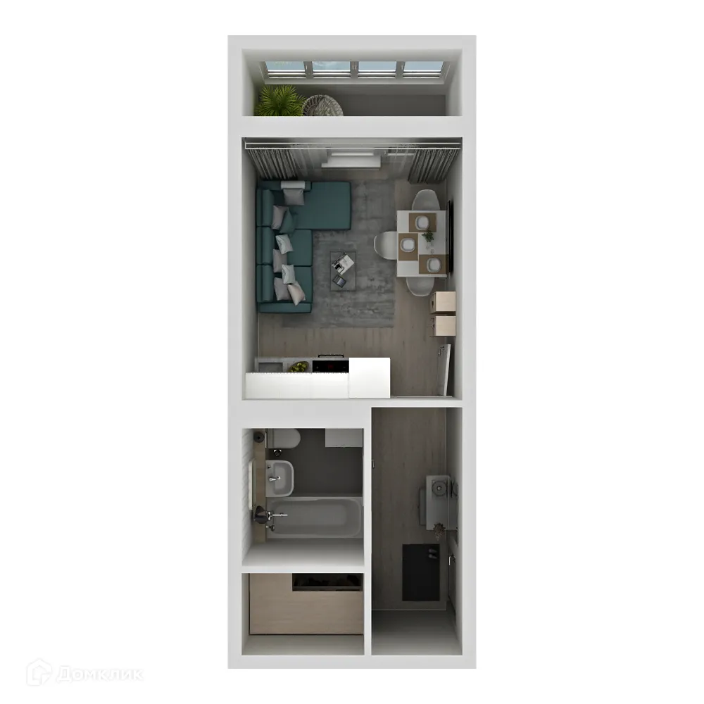 Фото квартиры в ЖК Макрорайон АМГРАД