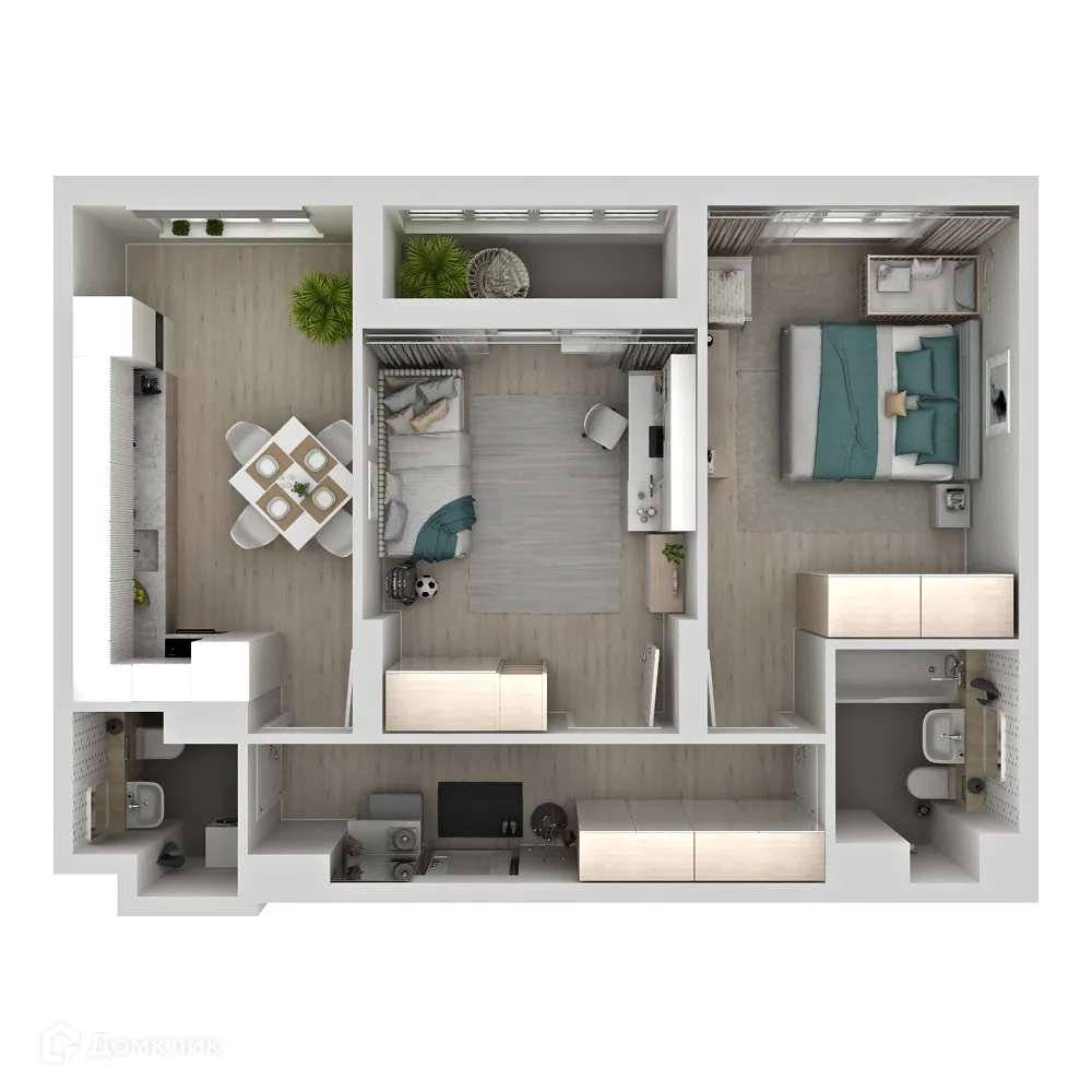 Фото квартиры в ЖК Макрорайон АМГРАД