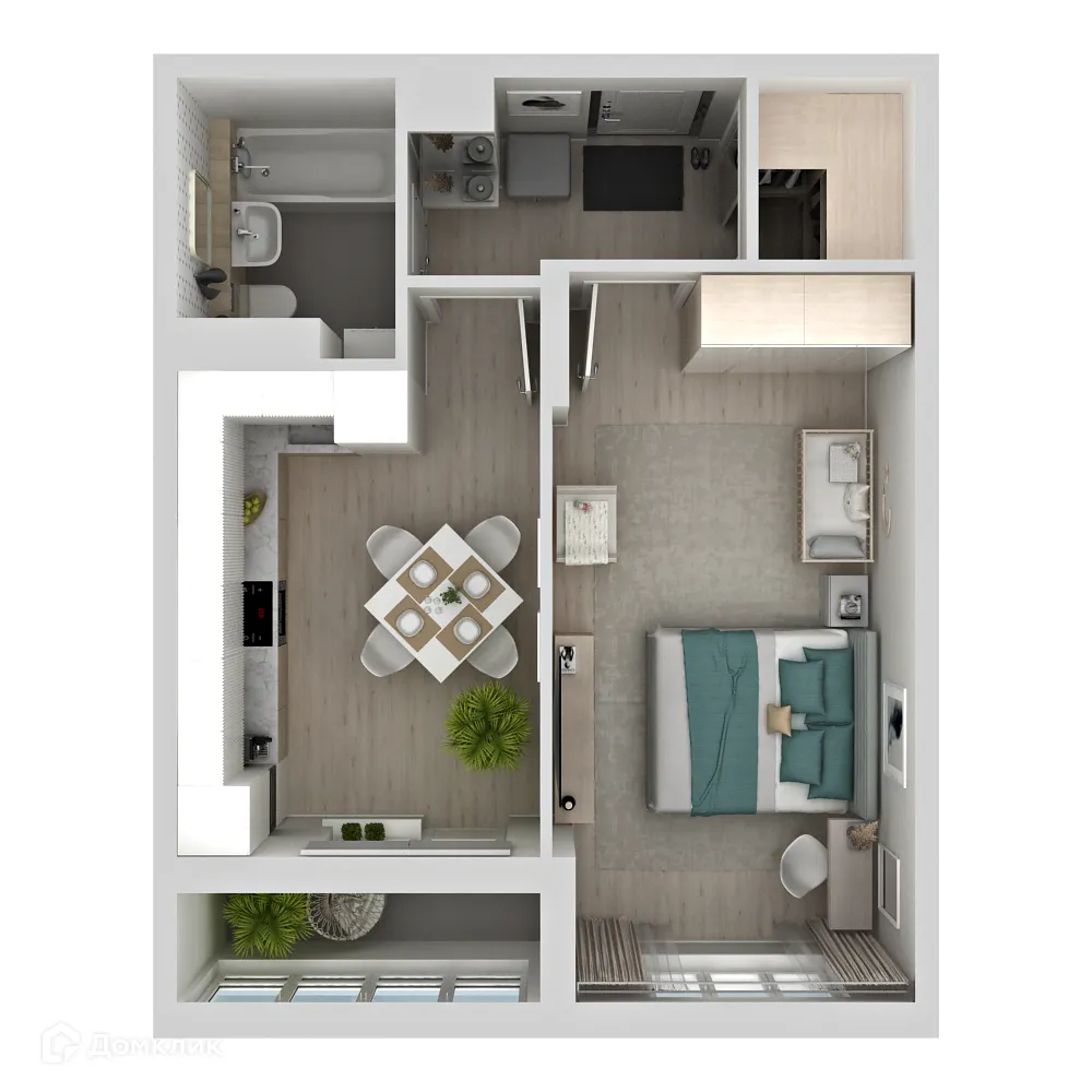 Фото квартиры в ЖК Макрорайон АМГРАД