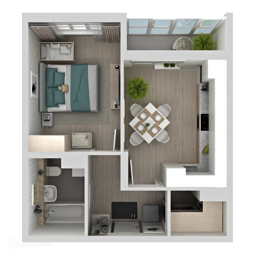 Фото квартиры в ЖК Макрорайон АМГРАД