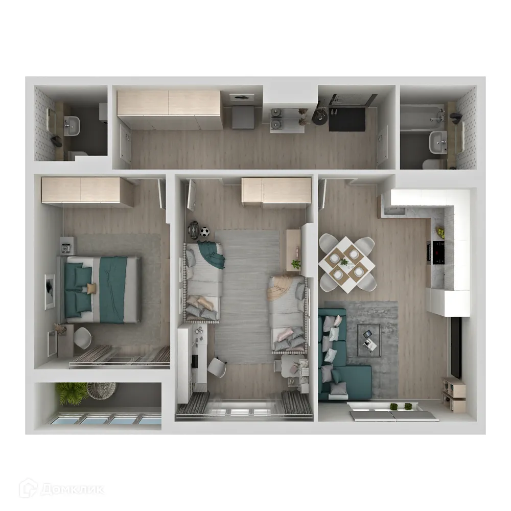 Фото квартиры в ЖК Макрорайон АМГРАД