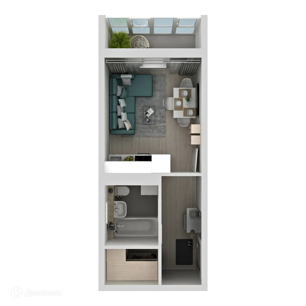 Фото квартиры в ЖК Макрорайон АМГРАД