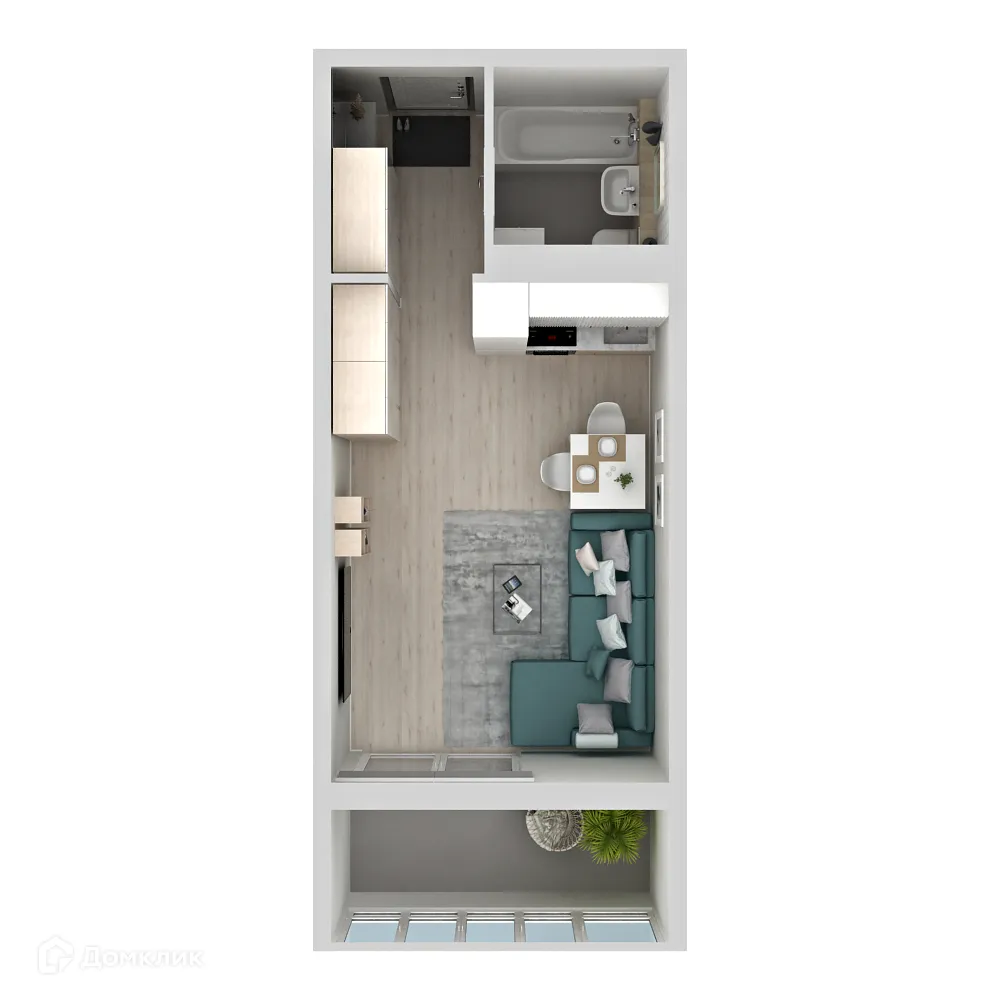 Фото квартиры в ЖК Макрорайон АМГРАД