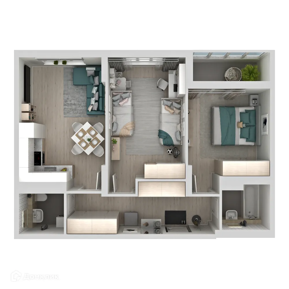 Фото квартиры в ЖК Макрорайон АМГРАД