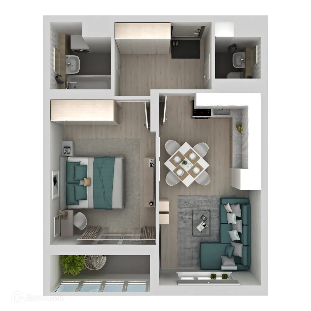 Фото квартиры в ЖК Макрорайон АМГРАД