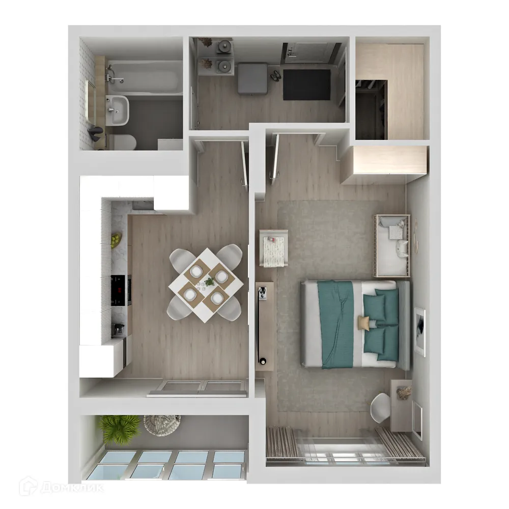 Фото квартиры в ЖК Макрорайон АМГРАД