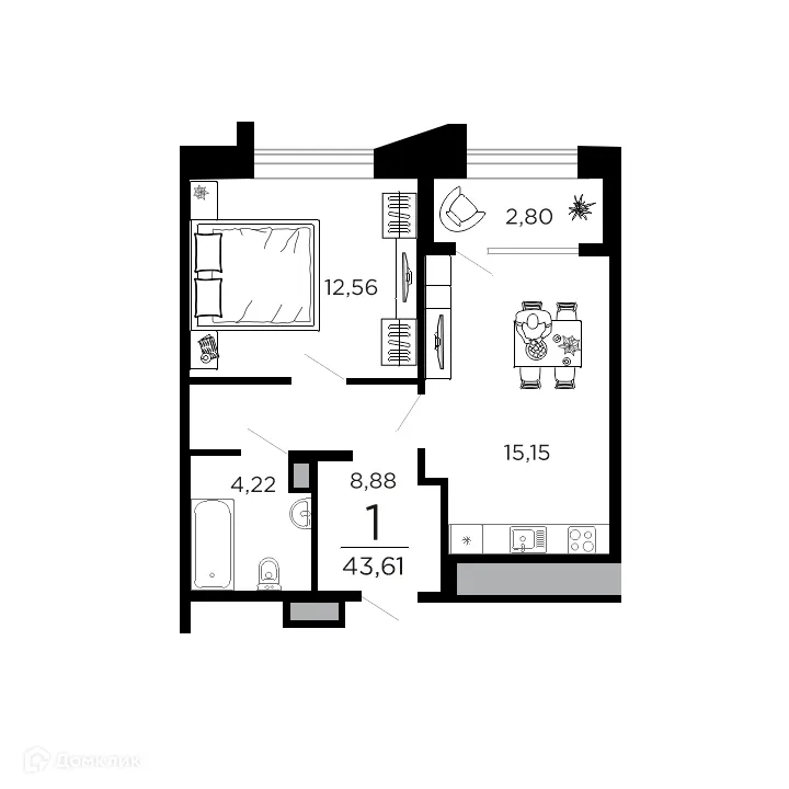 Фото квартиры в ЖК ВЕГА