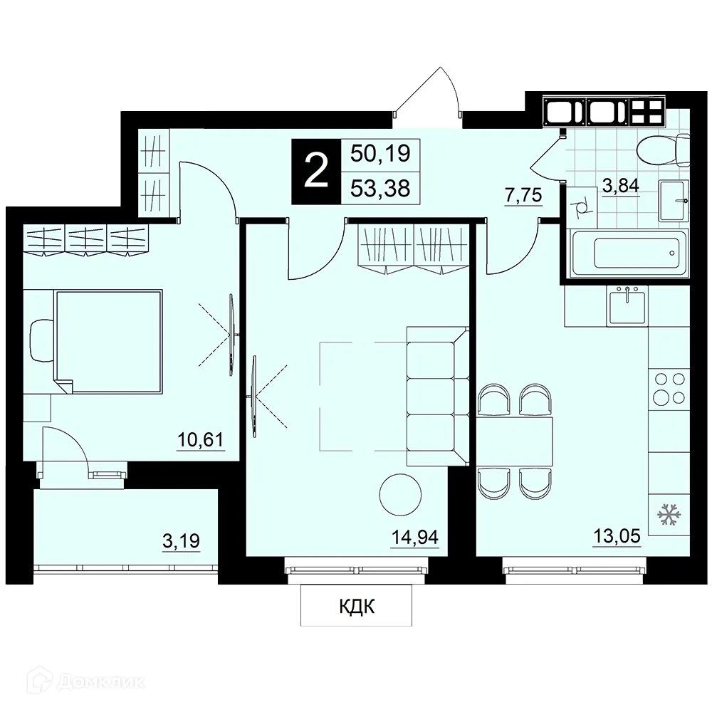 Фото квартиры в ЖК Макрорайон АМГРАД