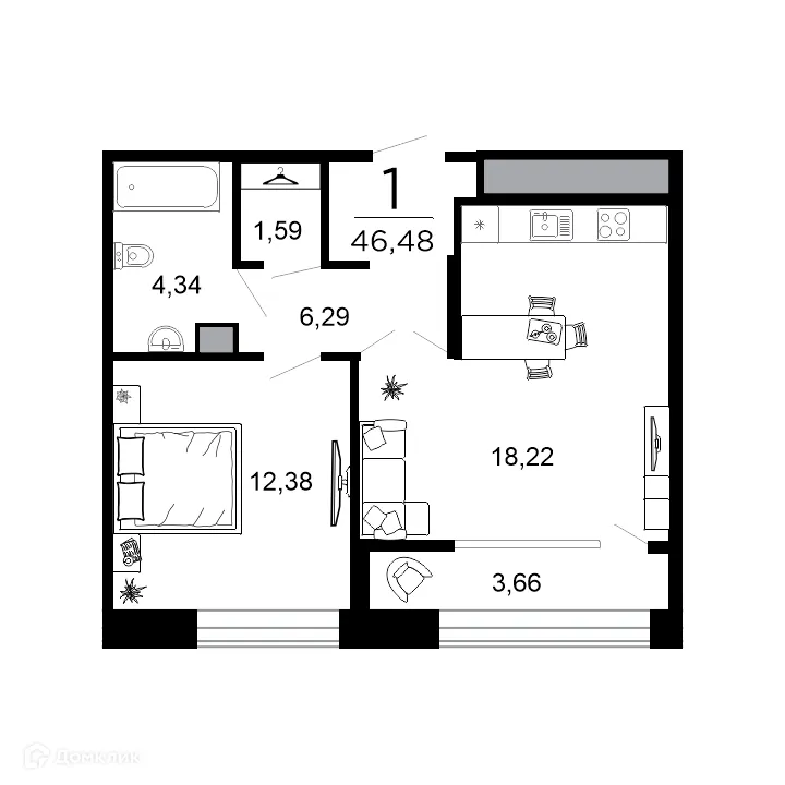 Фото квартиры в ЖК ВЕГА