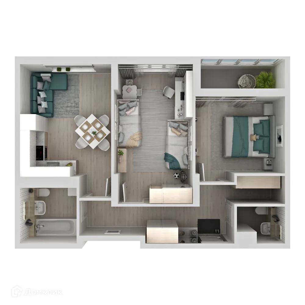 Фото квартиры в ЖК Макрорайон АМГРАД