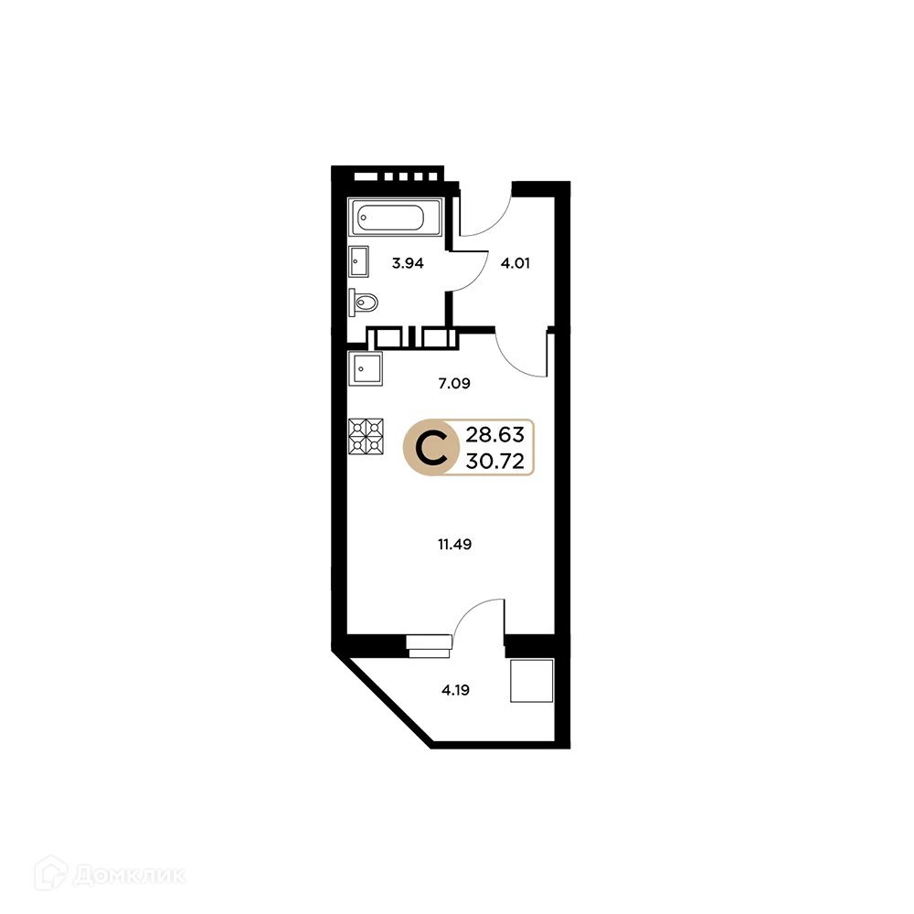 Фото квартиры в ЖК Московский