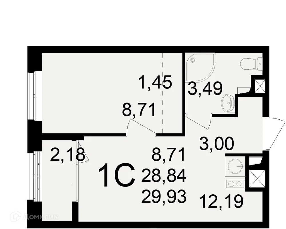 Фото квартиры в ЖК"Новое измерение"