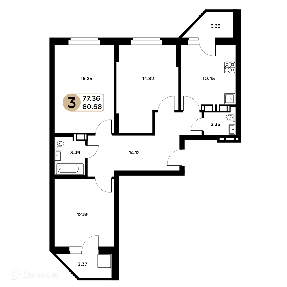 Фото квартиры в ЖК Московский