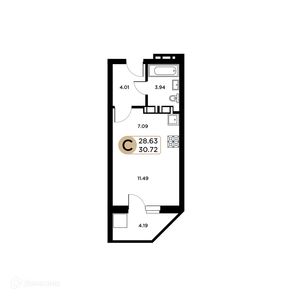 Фото квартиры в ЖК Московский