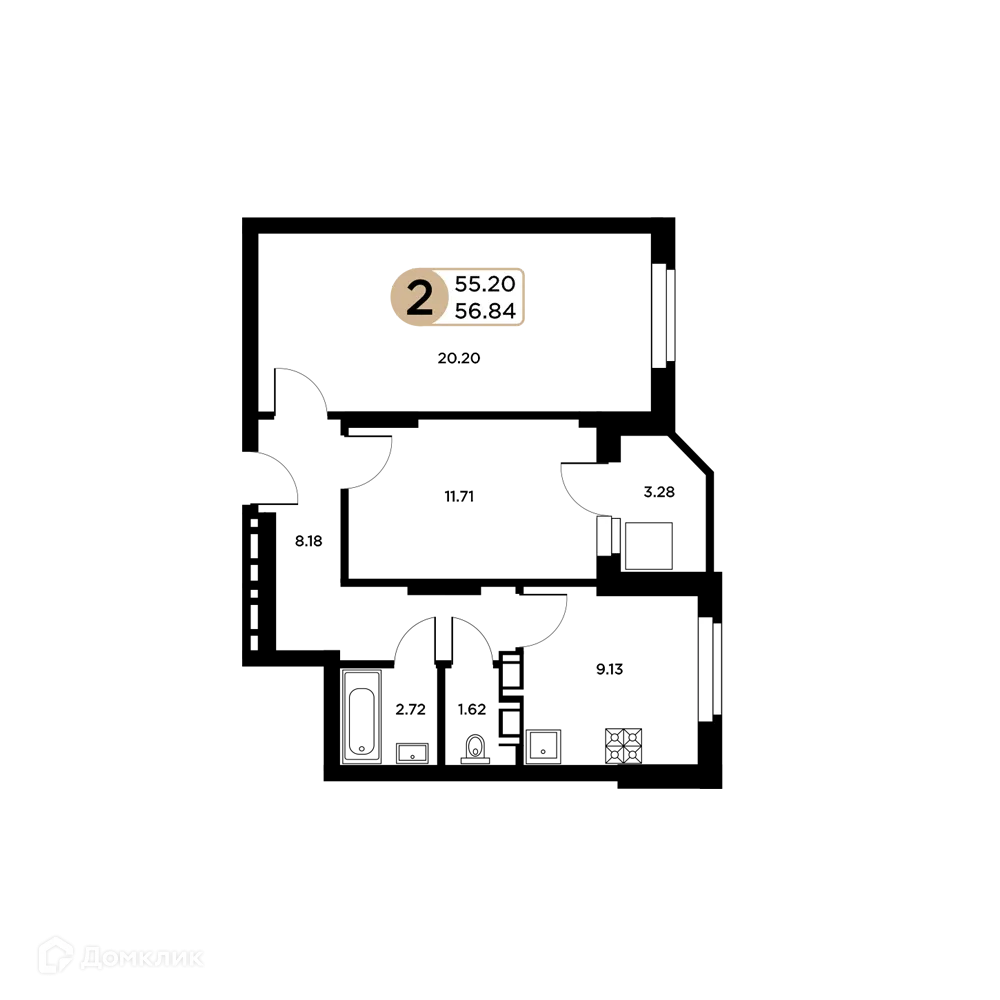 Фото квартиры в ЖК Московский