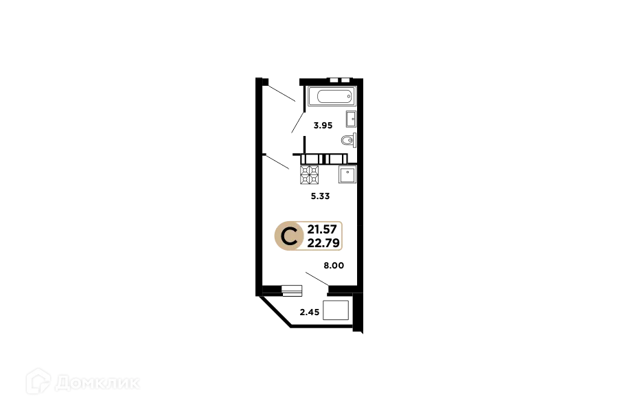 Фото квартиры в ЖК Московский