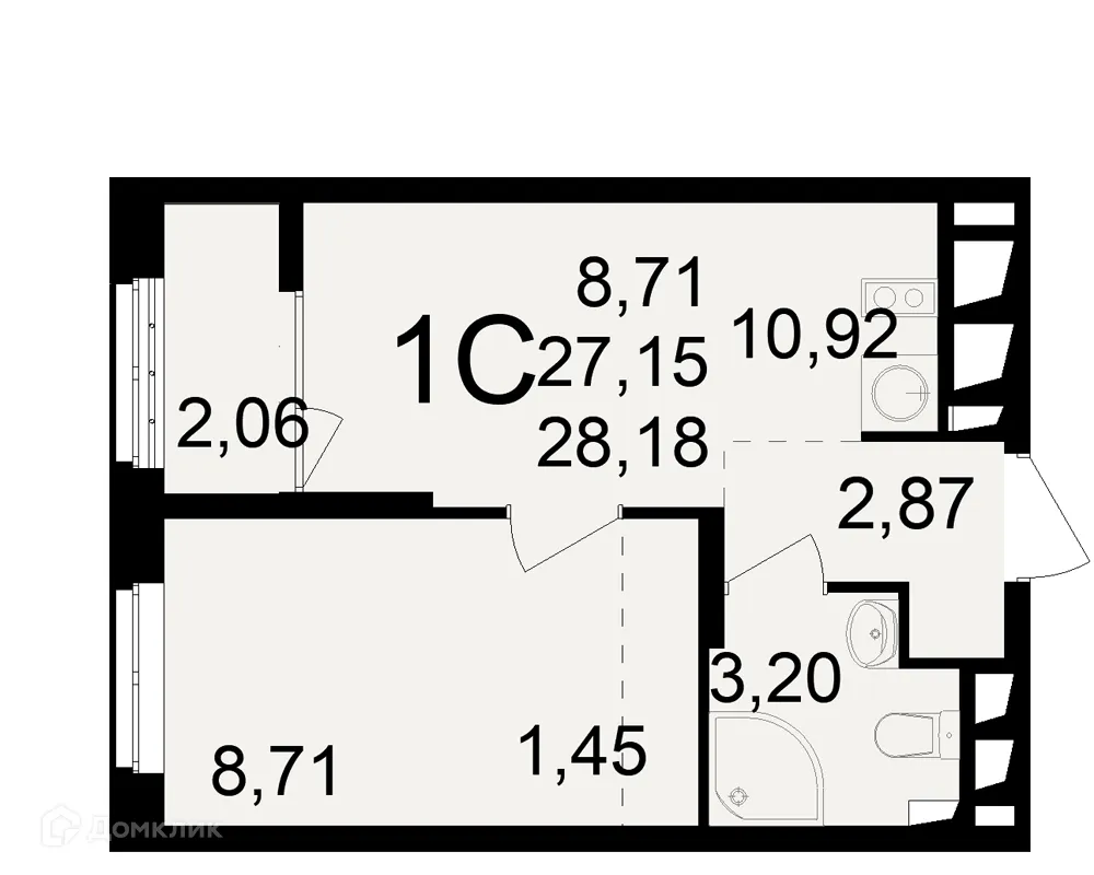 Фото квартиры в ЖК"Новое измерение"