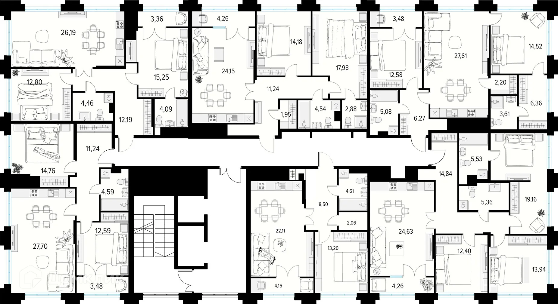 Фото квартиры в ЖК Манхэттен