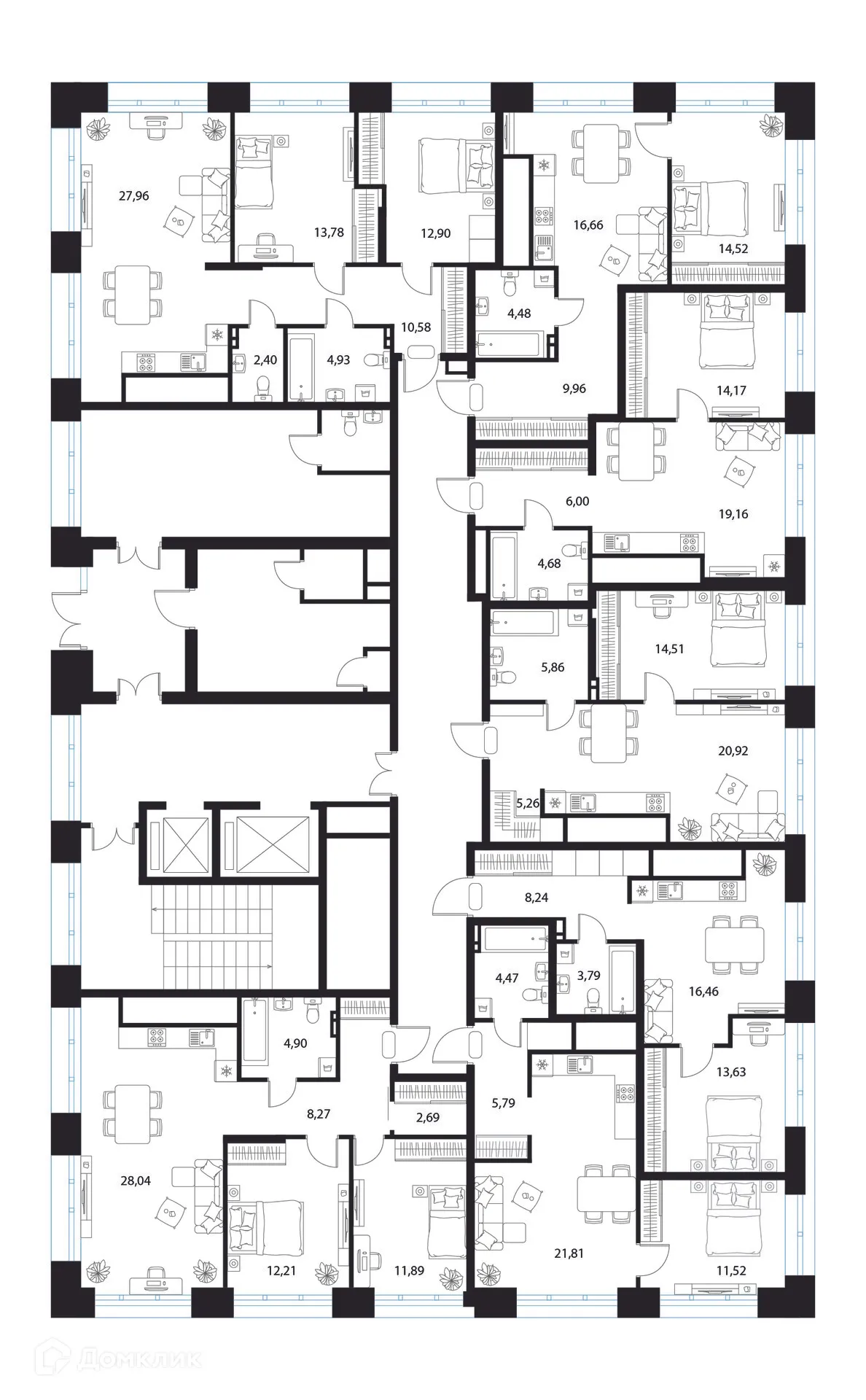 Фото квартиры в ЖК Манхэттен