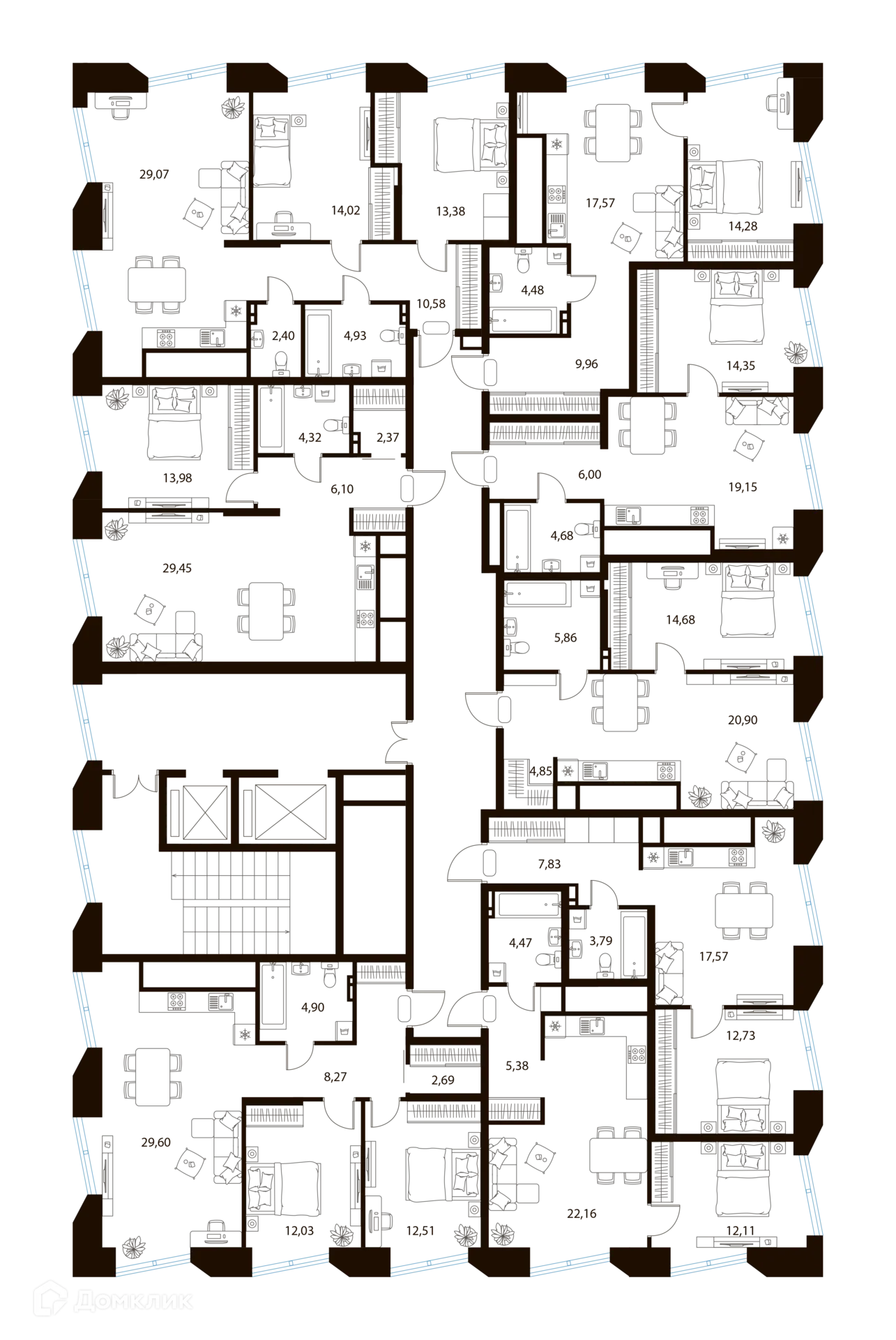 Фото квартиры в ЖК Манхэттен