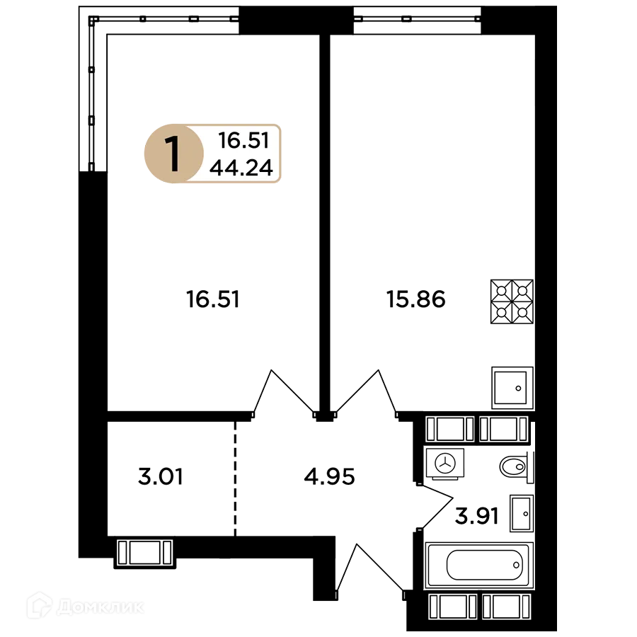 Фото квартиры в ЖК Легенда