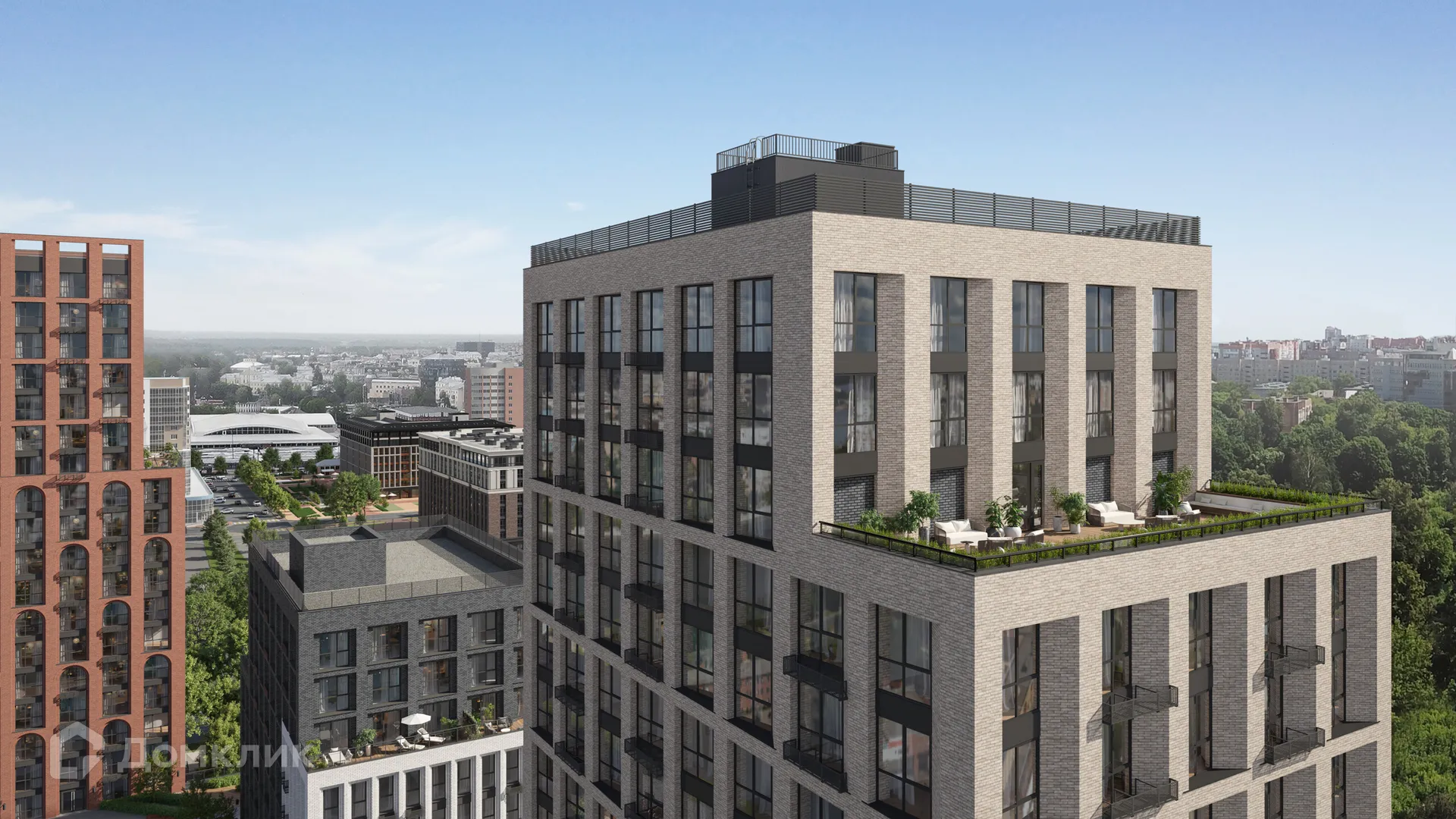 Планировка 1-комнатной квартиры 53.82 м² в ЖК Манхэттен, г. Рязань — фото 9