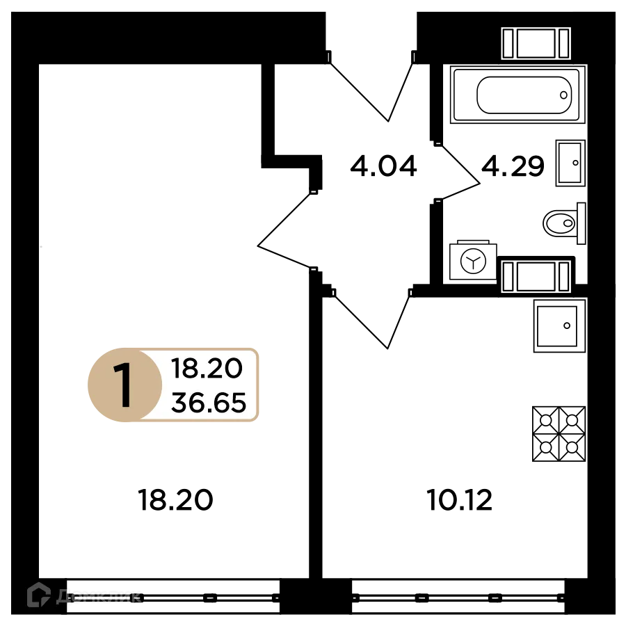 Фото квартиры в ЖК Легенда