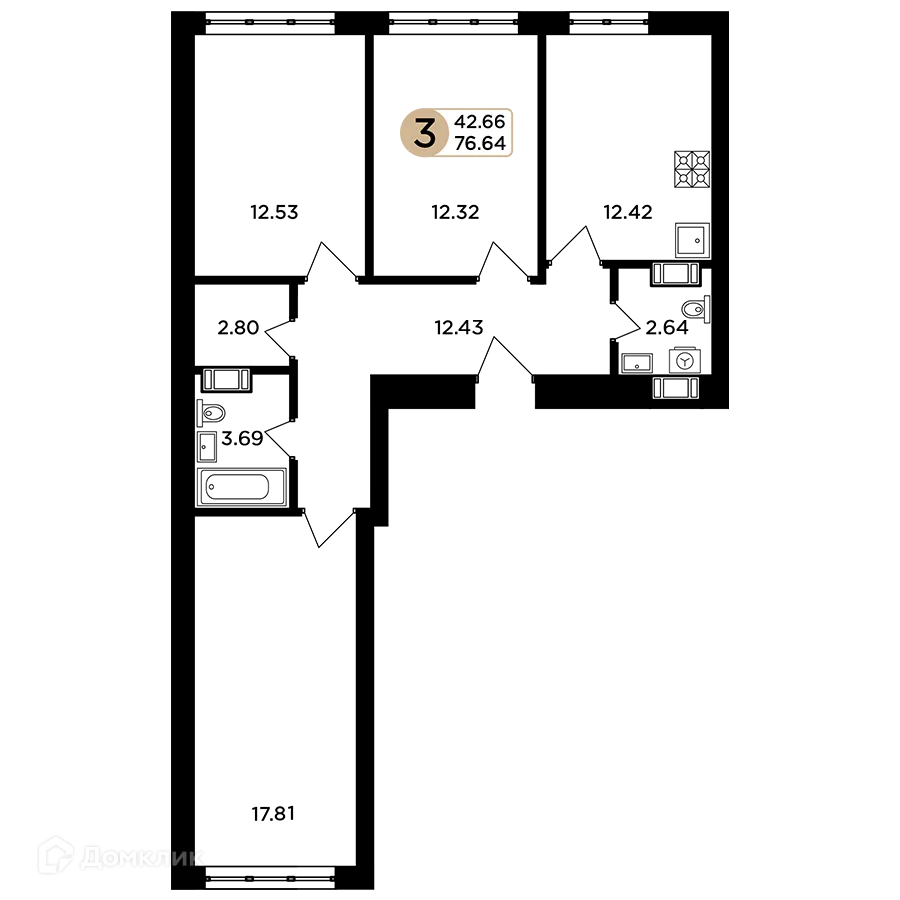 Фото квартиры в ЖК Легенда