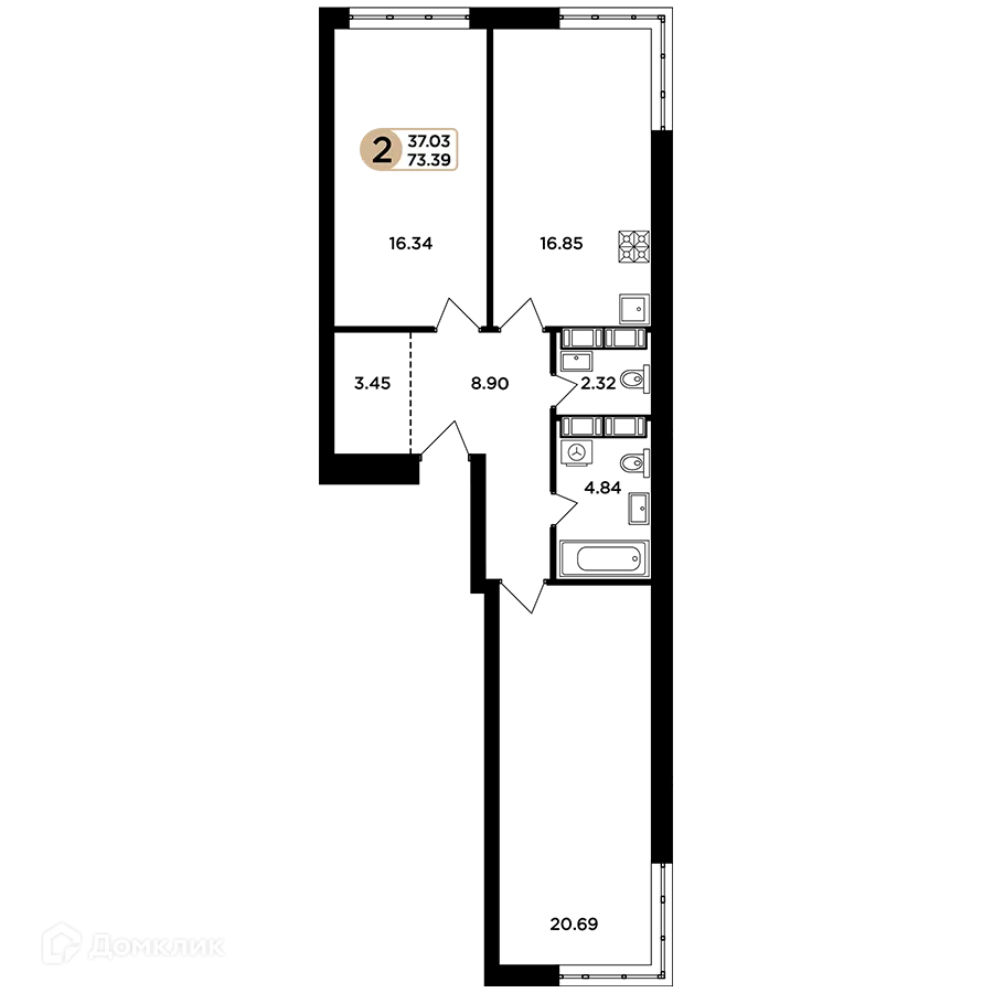 Фото квартиры в ЖК Легенда